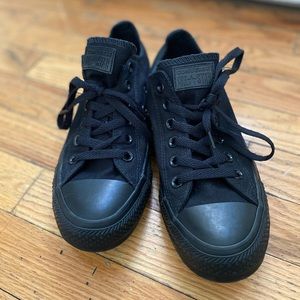 NWOT Converse Chuck Taylor All Star Black Low Tops